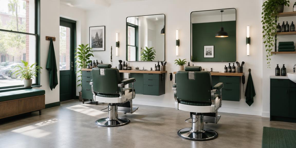 Ilustrativni enterijer demo BarberStudio salona